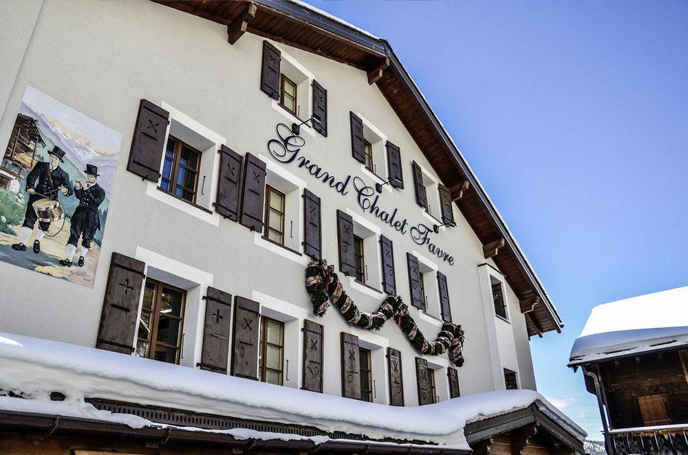 סן-לוק Hotel Le Grand Chalet Favre מראה חיצוני תמונה